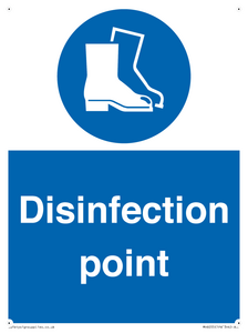 Disinfection point